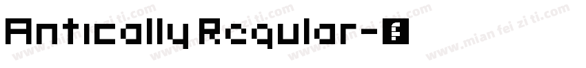 Antically Regular字体转换